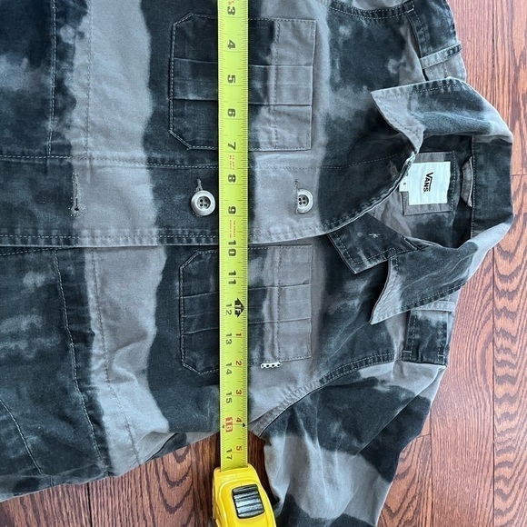 Vans ladies jacket. Grey striped tie dye style size small - Picture 12 of 12